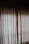 Cortinados Franzido com argola de correr - 1 Par