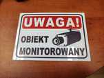 Tabliczki obiekt monitorowany