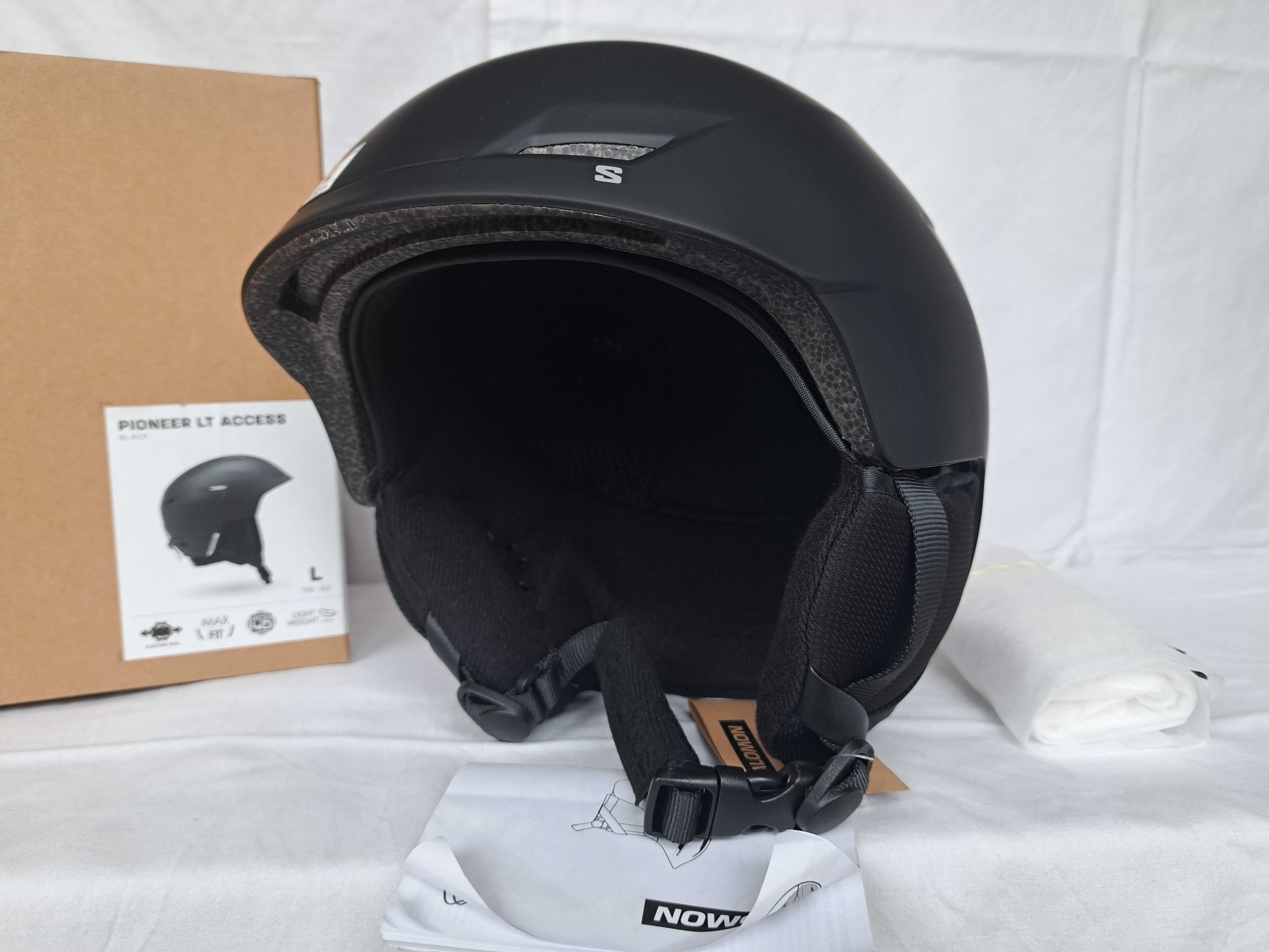 Kask narciarski Salomon Pioneer LT Access Black L 59-62cm