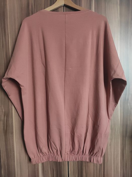 Nowa bluzka tunika z piórami Freestyle rękaw 3/4