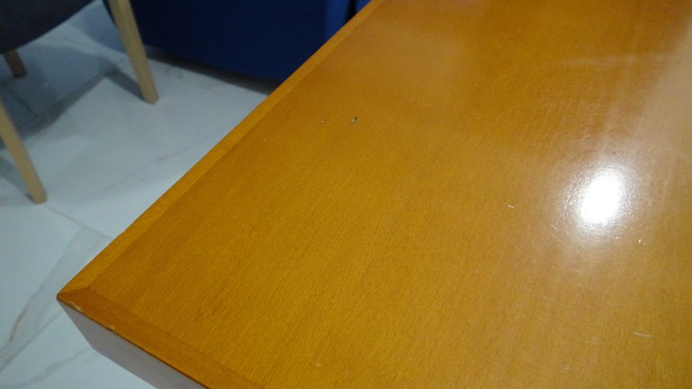 Stół drewniany, bukowy 142(202)x92x77