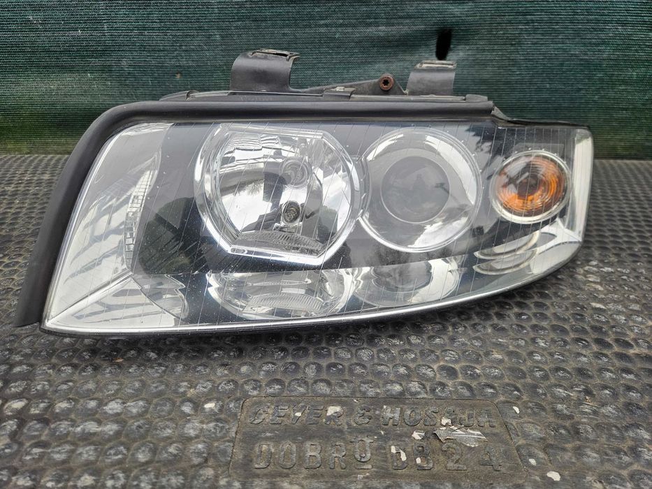 Reflektor Lampa Xenon D1S Przód Przednia LEWA Kompleta Przetwornica Valeo Europa Audi A4 B6
