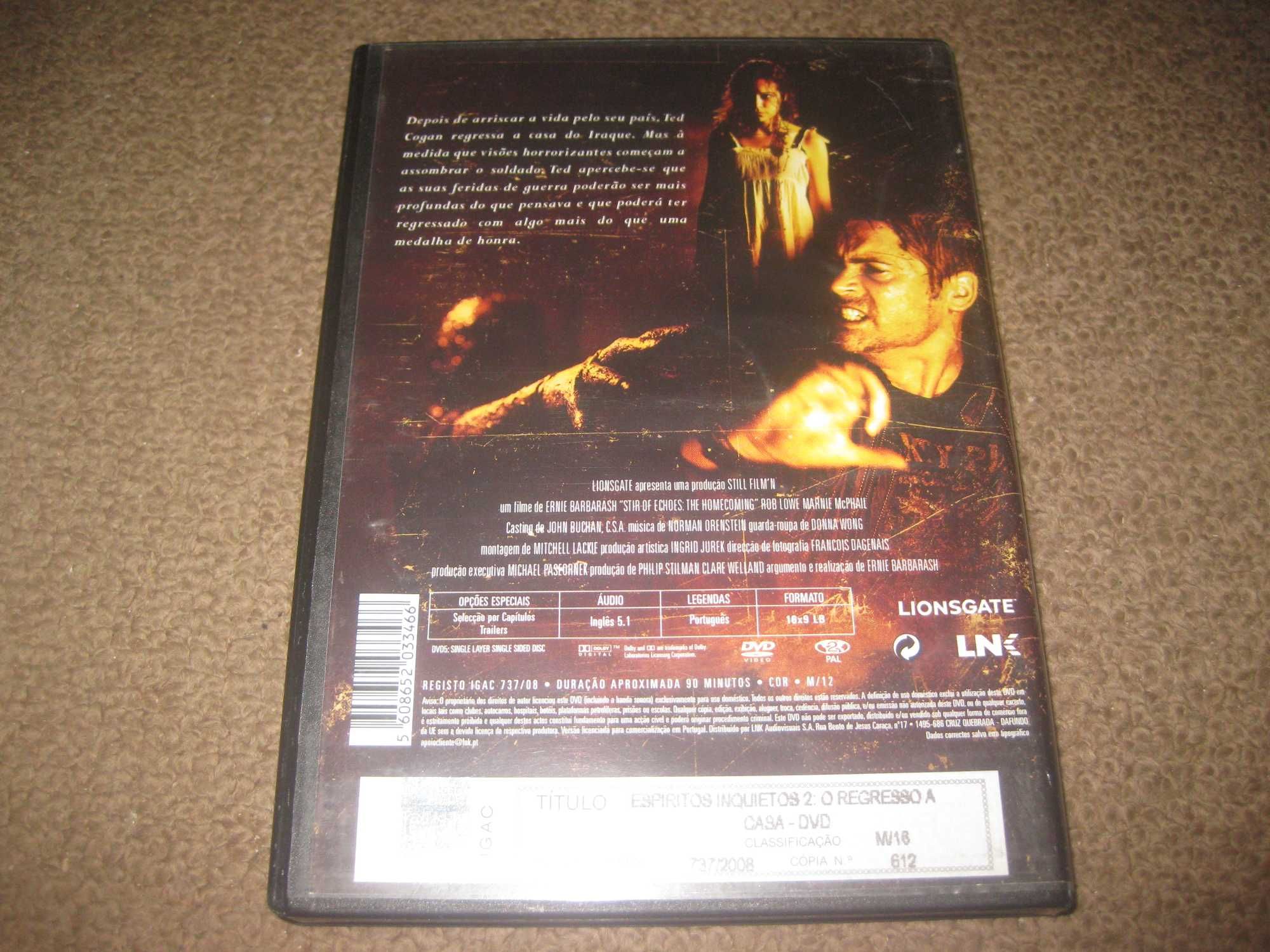 DVD "Espíritos Inquietos 2- O Regresso a Casa" com Rob Lowe