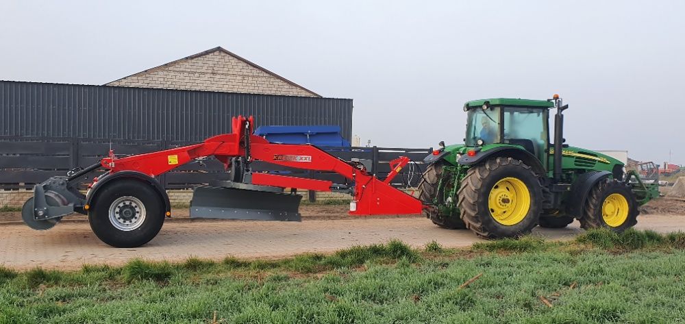 Równiarka leśno - drogowa krecik XXL z wałem nowy typ 5 ton