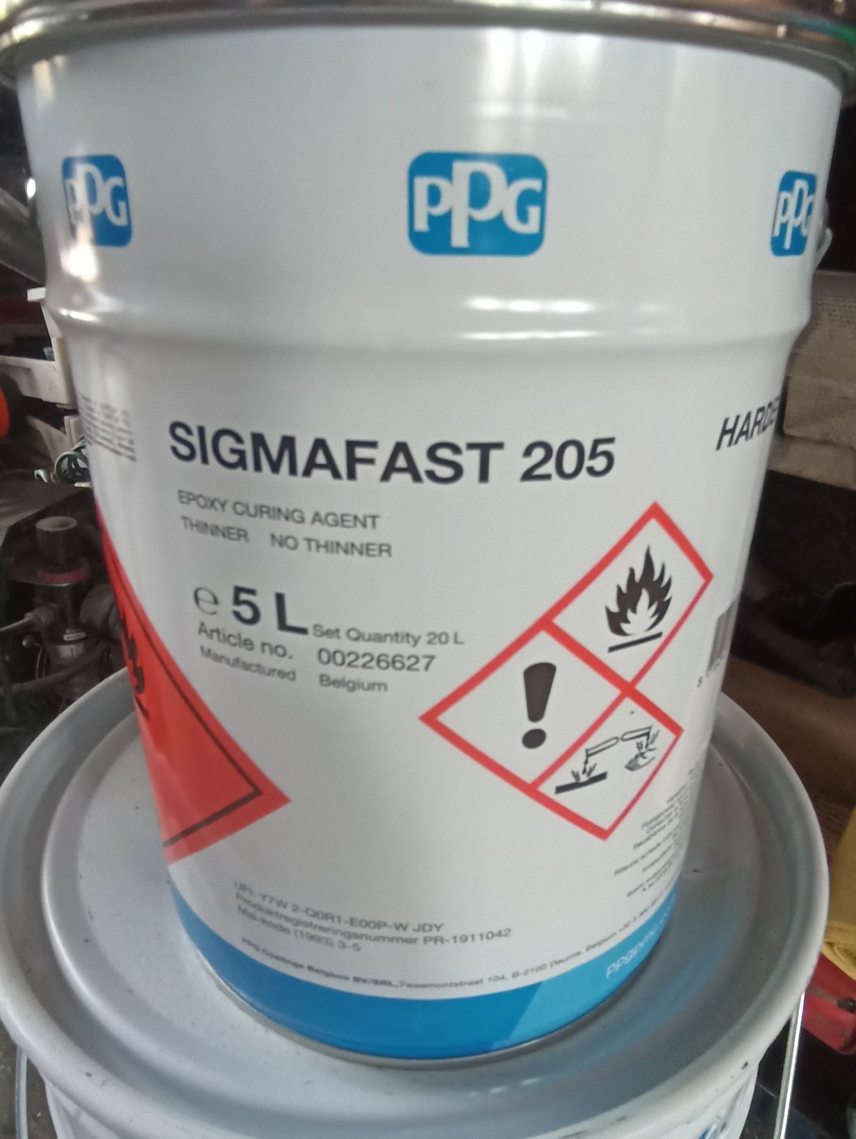 Farba epoksydowa grunt podkład baza sigmafast 205 PPG 20l + 5l utw.