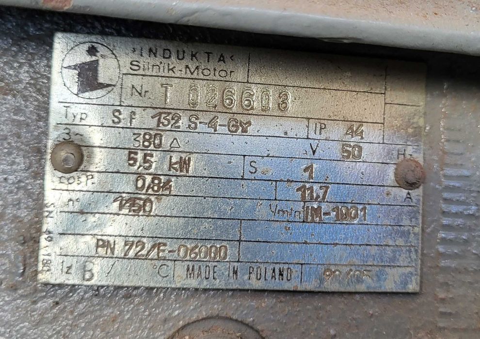 Silnik Celma Indukta SP132S4 5,5 kW