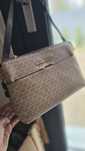 Pieknanlistonoszka duża 27 cm.monogram Michael kors