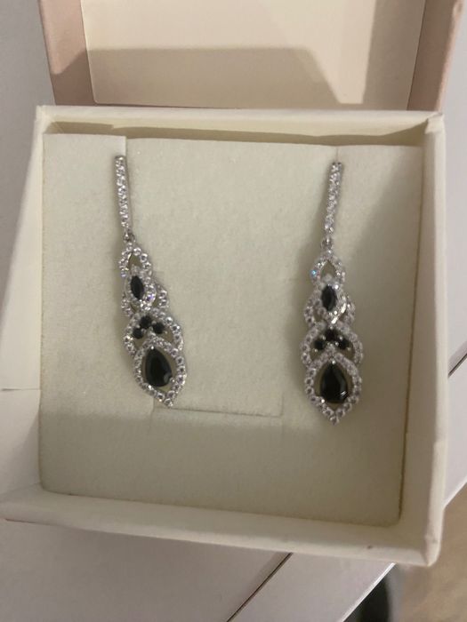 Kolczyki Apart wiszące cyrkonie