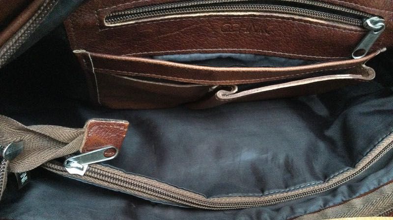 Skórzana torba Ochnik, rudy brąz