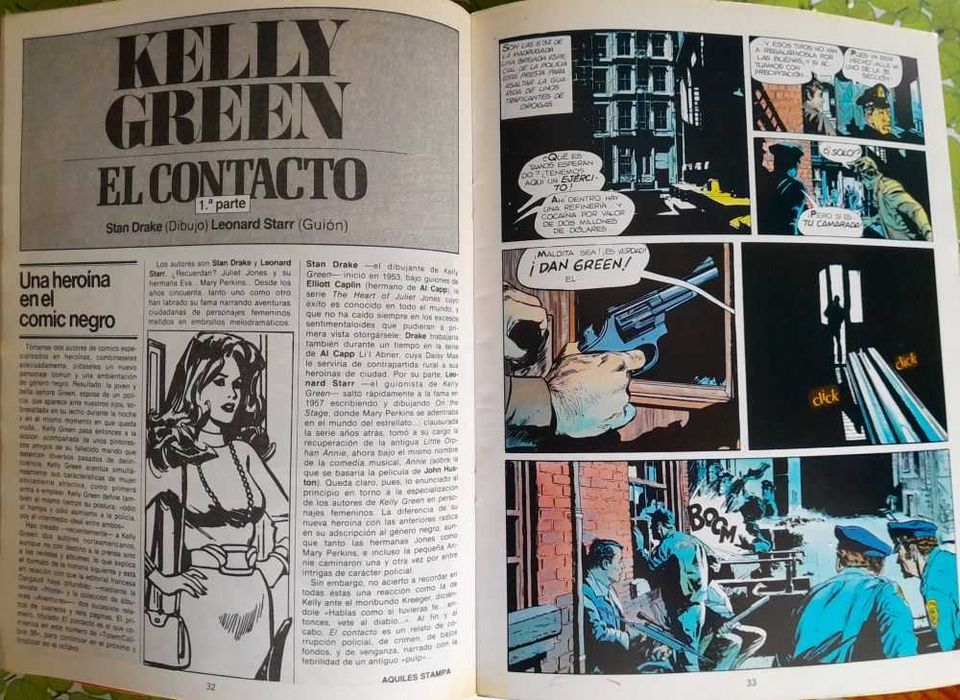 Primeiras sete revistas do Calibre 38