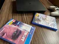 PS4 slim 1т  хорошее состояние + 2 джойстика