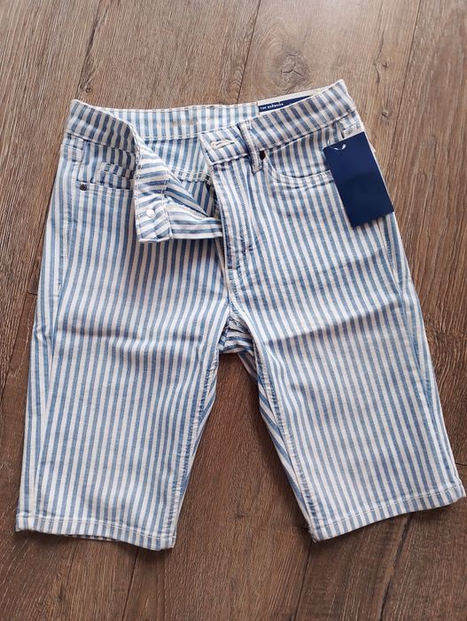 Nowe szorty w paski spodenki  bermudy rozmiar 34