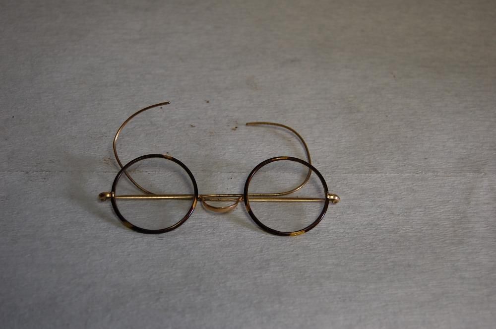 Okulary stare przedwojenne , stylowe