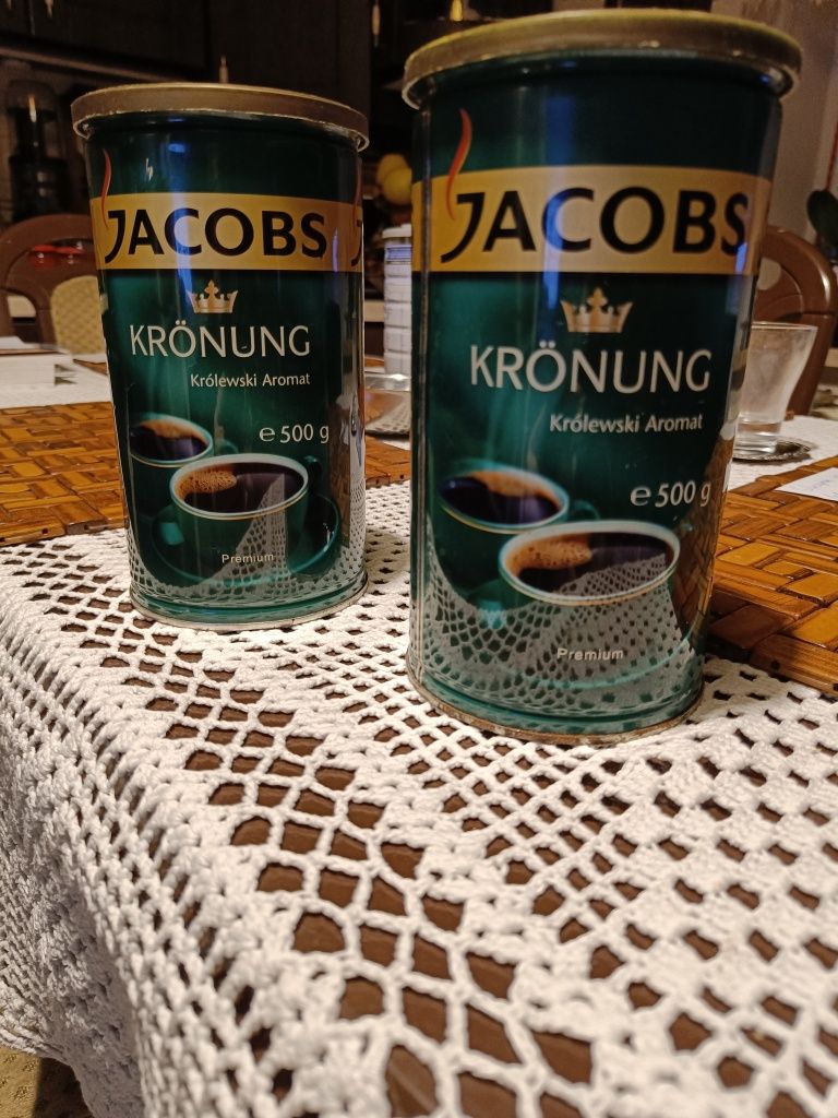 Puszka po kawie Jacobs Kronung, kolekcjonerska.