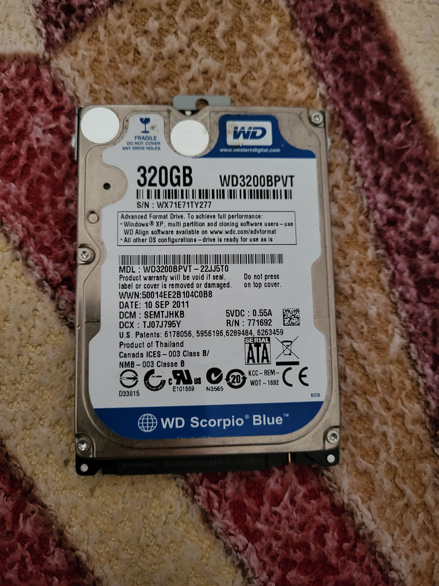 Жорсткий диск wd
