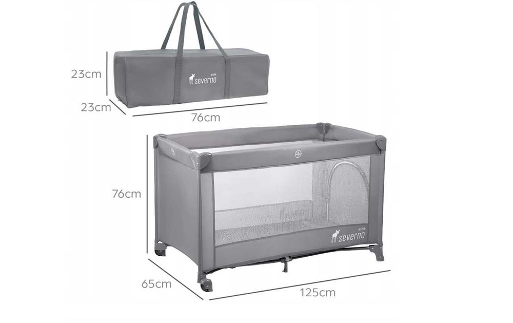 Łóżeczko turystyczne składane kojec dla dziecka