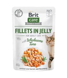 Brit Care Cat Pouch Fillets kurczak I tuńczyk 10x85g