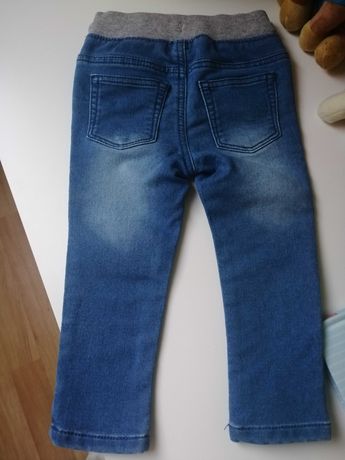 Spodnie jeans roz 86
