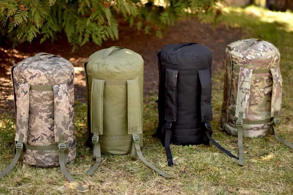 Тактичний Баул-рюкзак 35л піксель, чорний, олива, мультикам