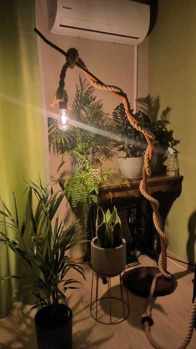 Lampa rarytas vintage z gałęzi