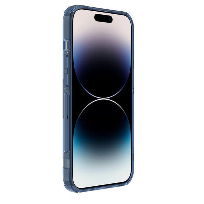 Nillkin Nature Pro etui iPhone 14 Pro Max pancerny pokrowiec niebieski