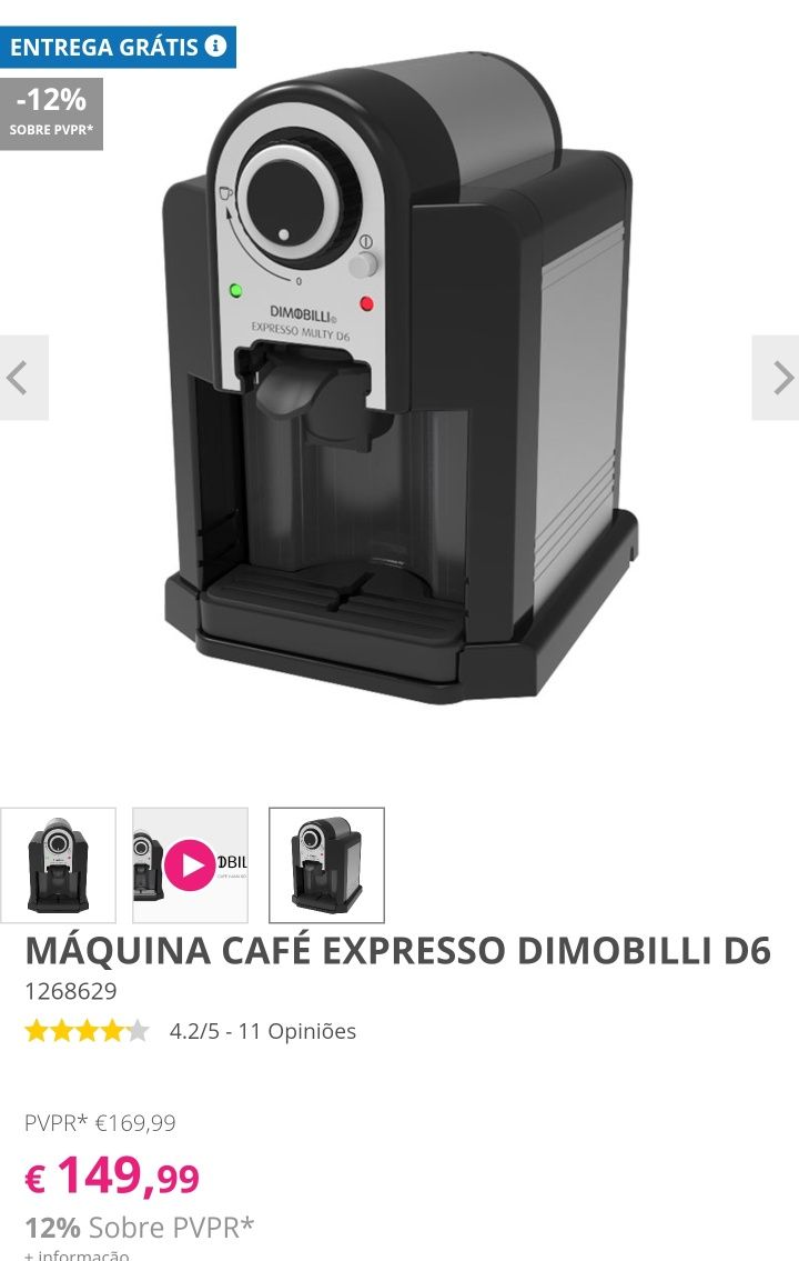 Máquina de Café DiMobili