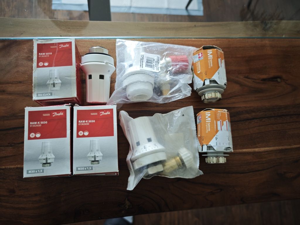 Głowice termostatyczne , Danfoss, IMI  i inne, orginał