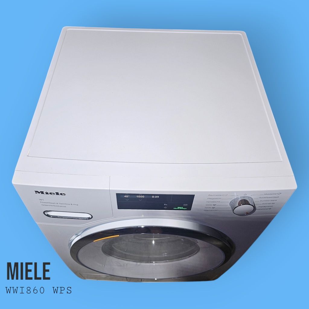 Pralka Miele WWI860 WPS 9 kg TwinDos, WiFi, polskie menu
