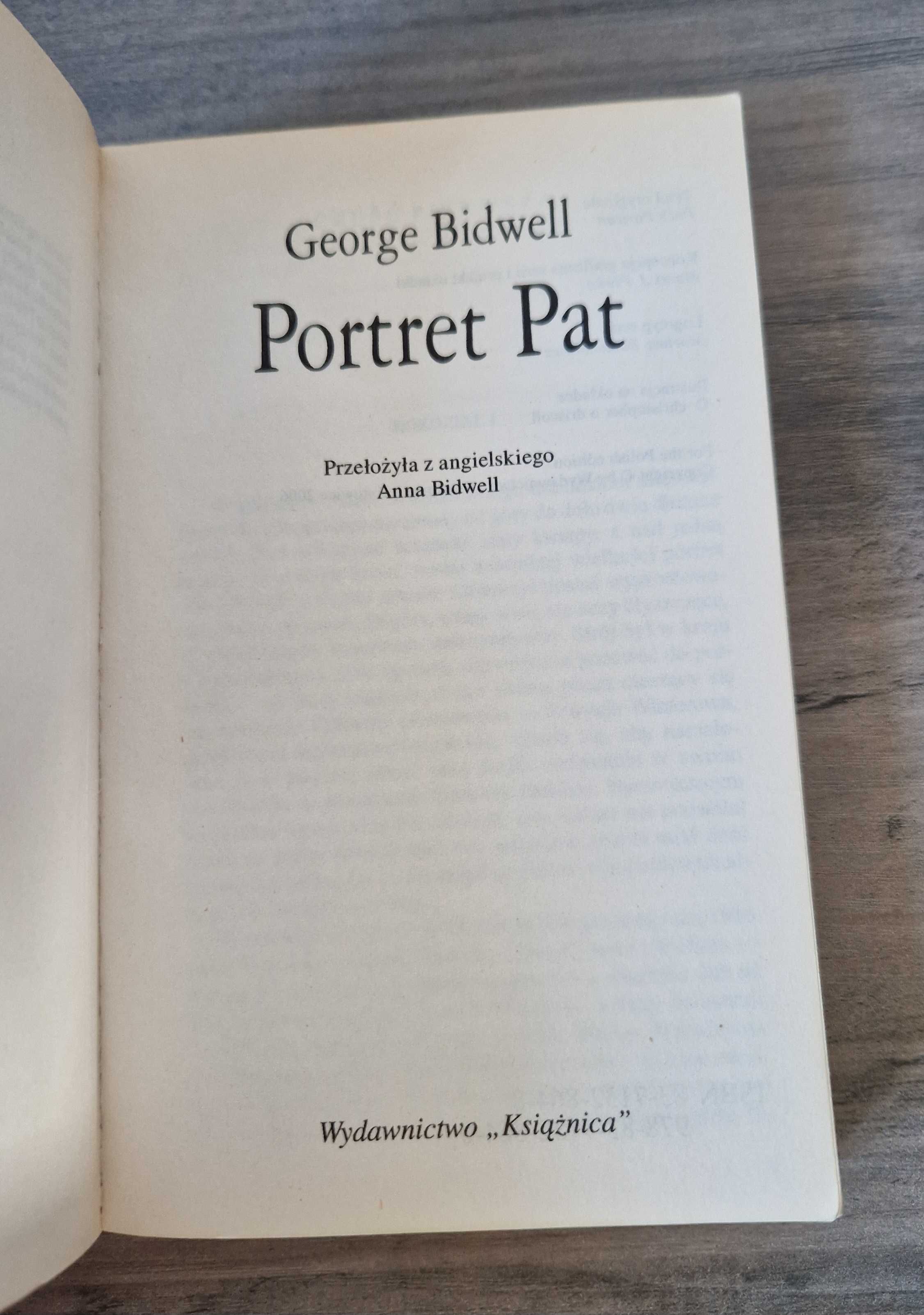 Portret Pat George Bidwell