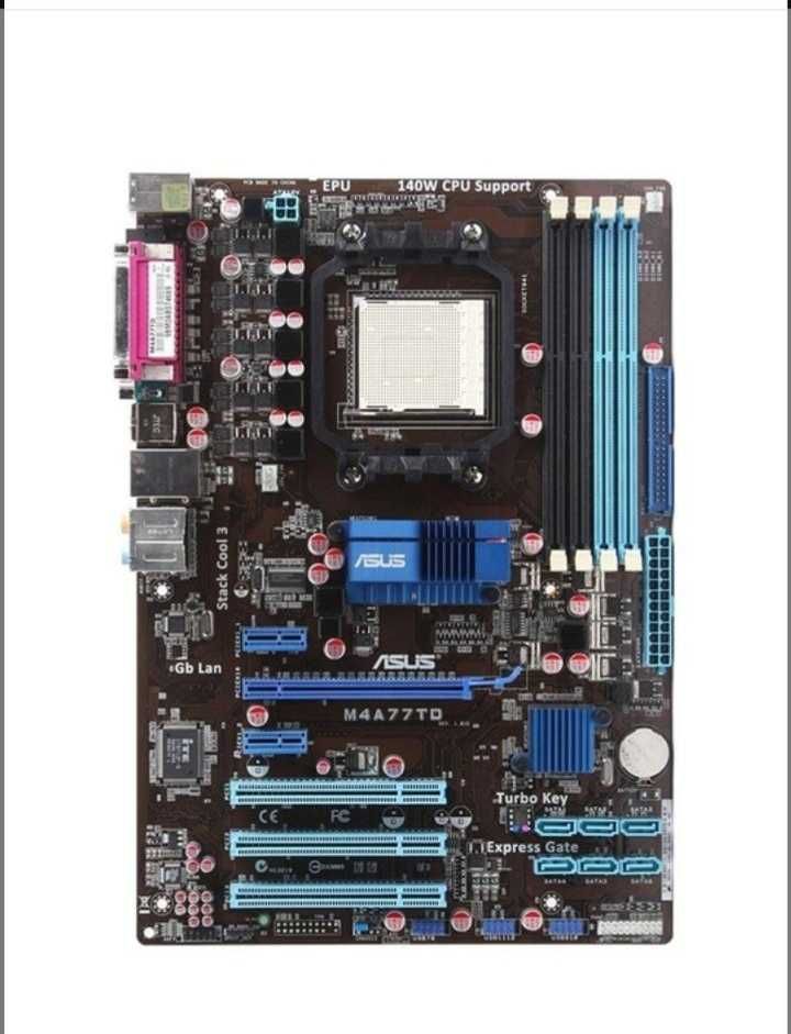 Материнська плата Socket AM3 ASUS M4A77T 140W  DDR3