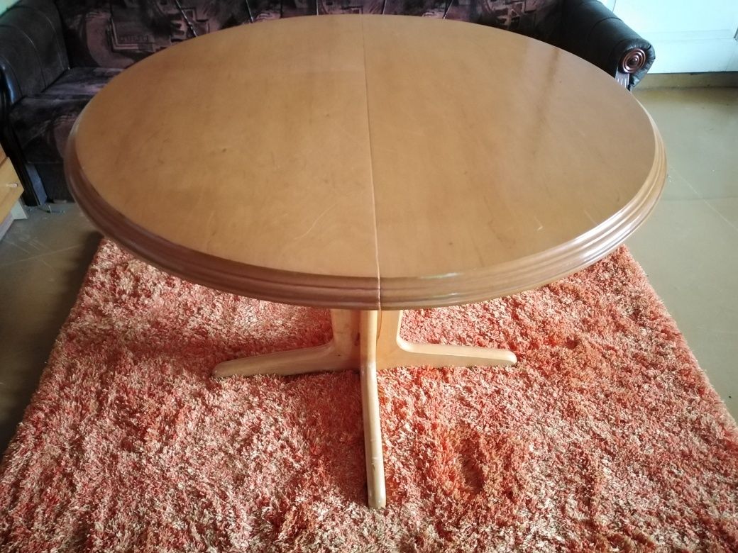 Drewniany stół rozkładany 100cm
