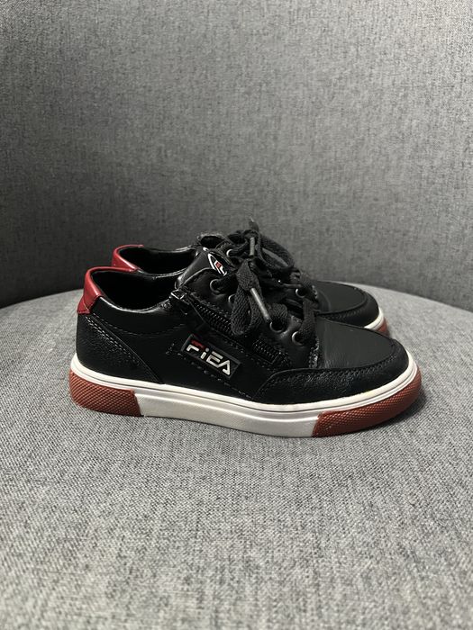 Кеди для хлопчика чорні і синьо-білі