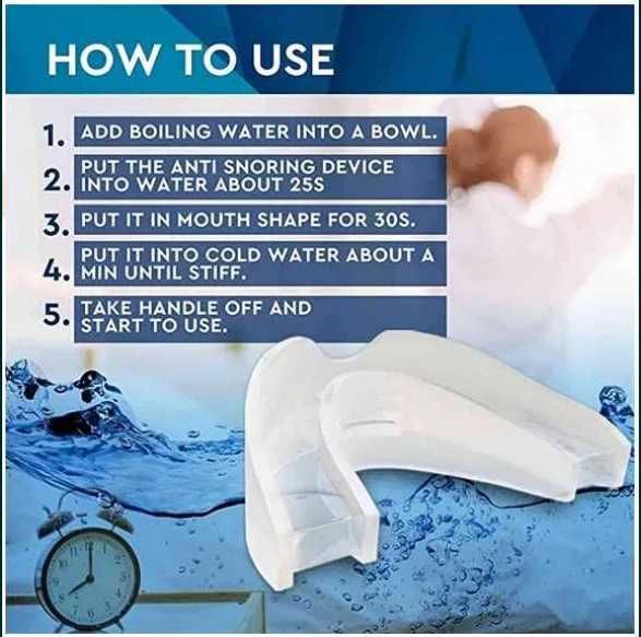 Wkładka doustna na zęby NEOMEN Chrapanie Zgrzytanie zębami Bruksizm