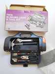 Kit mala ferramentas auto lanterna emergência ACP anos 80/90 (novo)