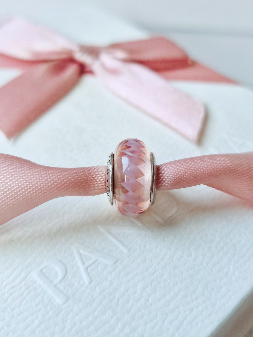 Murano Zig Zag Rosa da Pandora