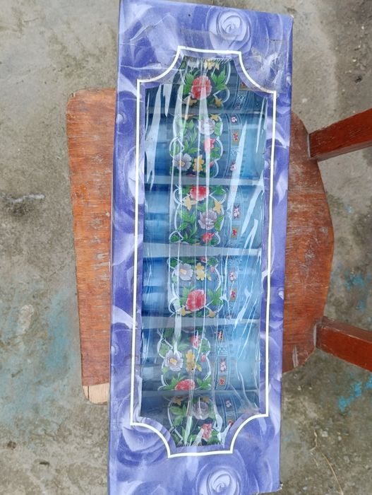 Набор чашек и конфетниц,, набор стаканов.