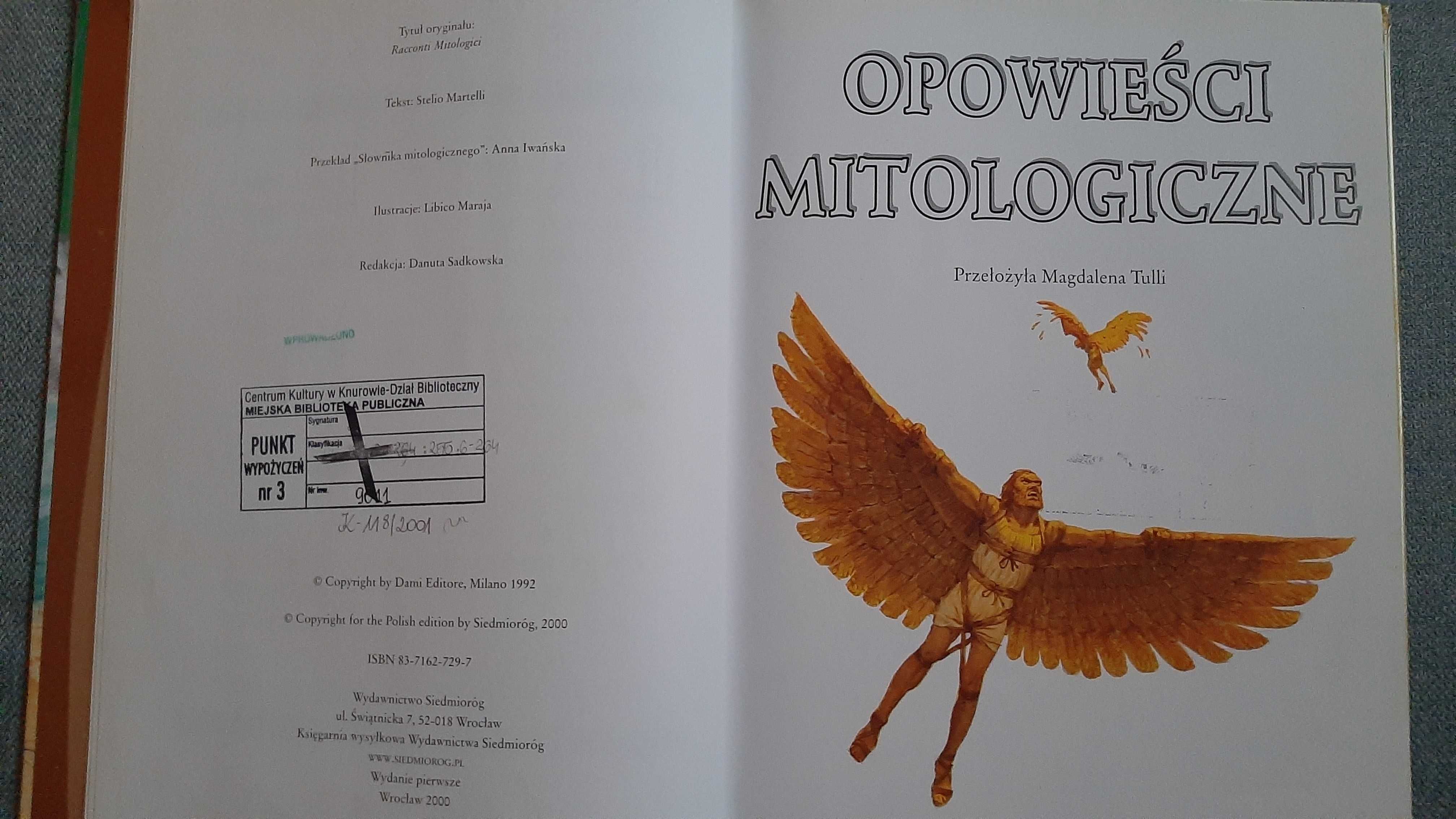 2x Słownik mitologiczny Bogowie i herosi Olimpu Opowieści mitologiczne