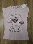 T-shirt z jednorożcem jednorożec Coccodrillo rozm122 wiek 7lat NOWA