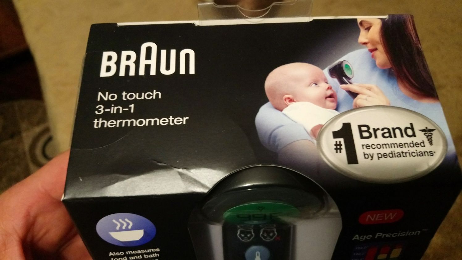 Безконтактный термометр медицинский BRAUN BNT400