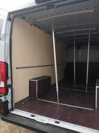 Zabezpieczenie podłogi, boków oraz drzwi w busie Peugeot Boxer L3H2