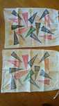2 sacos de pano do College University (laundry bag), anos 50-60