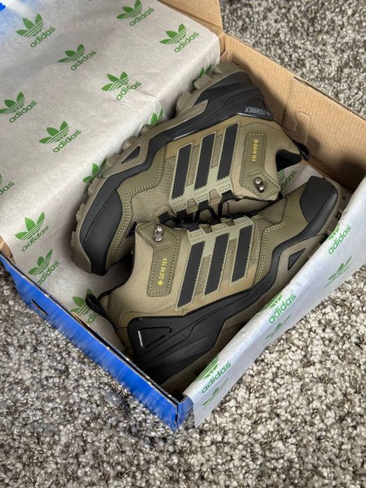 Чоловічі кросівки адідас терекс Adidas Terrex Fur Khaki Black [41-46]