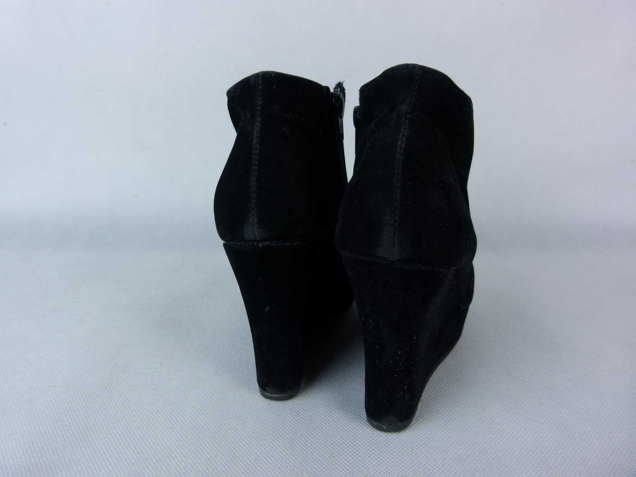 So You Shoes zamszowe botki na koturnie / 4 - 37