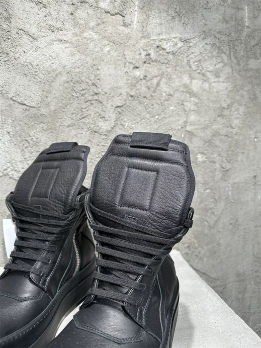 Rick Owens Geobasket Double Bumper/Megabumper Black/Преміум якість!