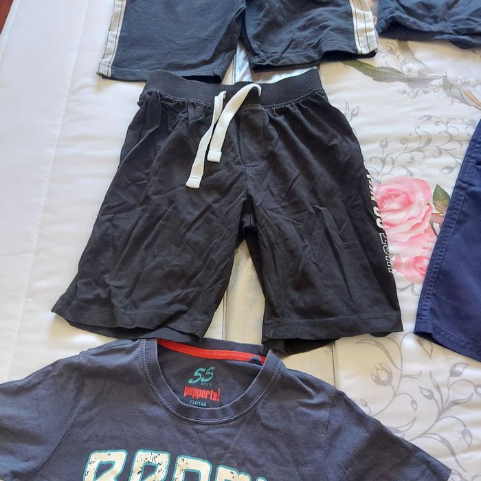 Conjunto 6 peças Canções Calções/ t-shirt