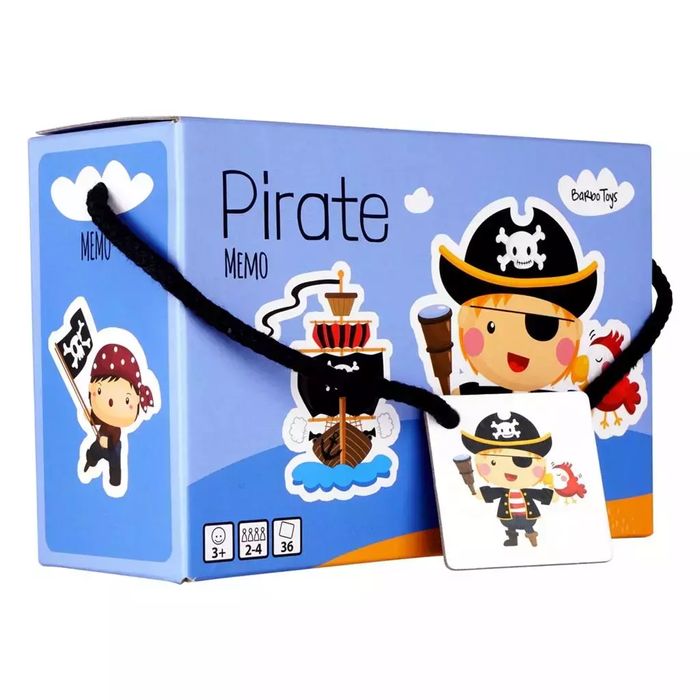 Memory dla dzieci 36el Piraci. Cass film