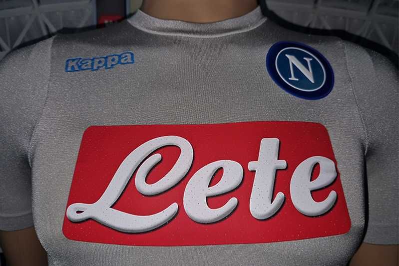 SSC Napoli Kappa GArA Kombat 2016-17 Fourth European Shirt size S-M
