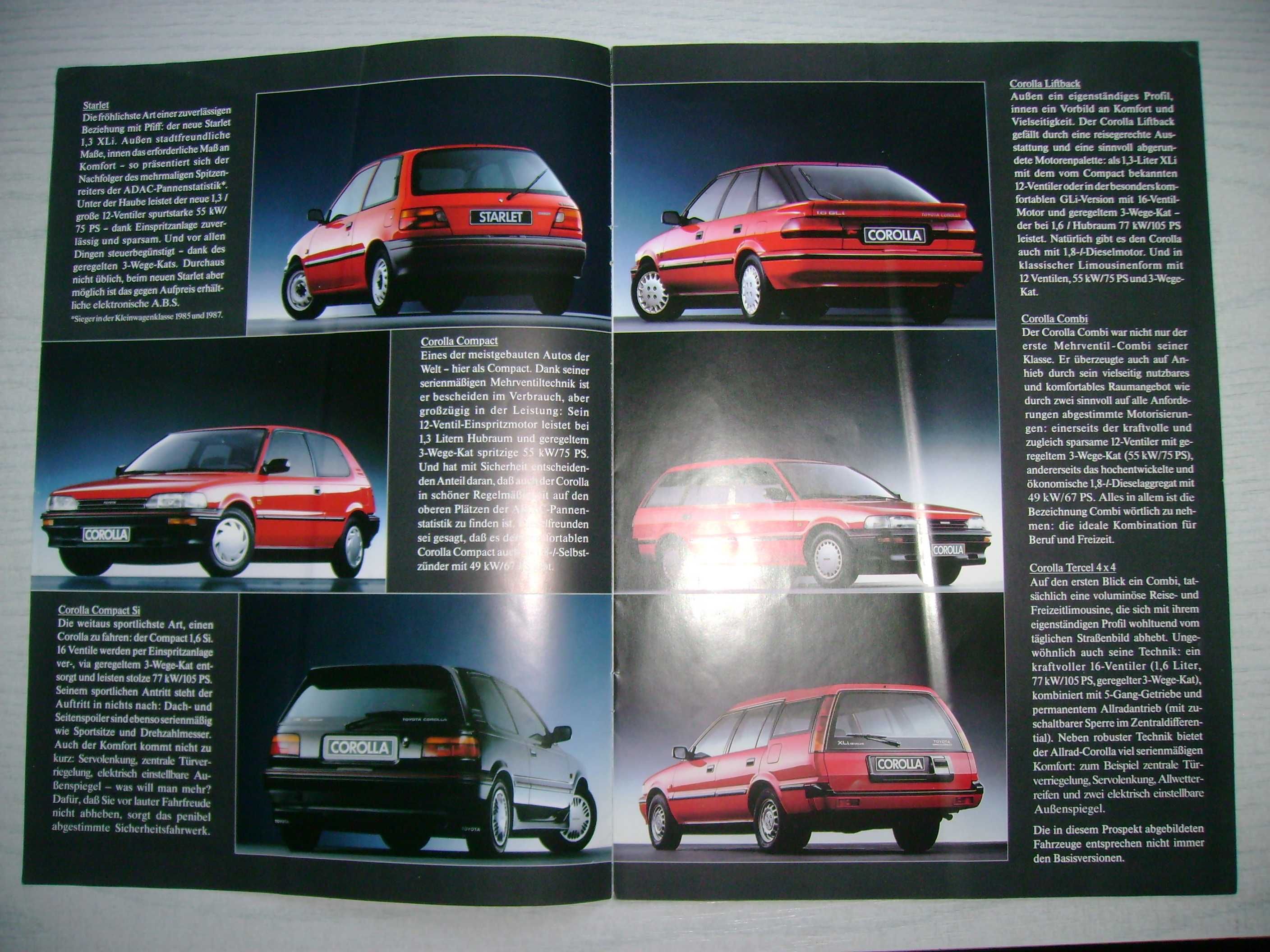 Prospekt Toyota Program 03/1990