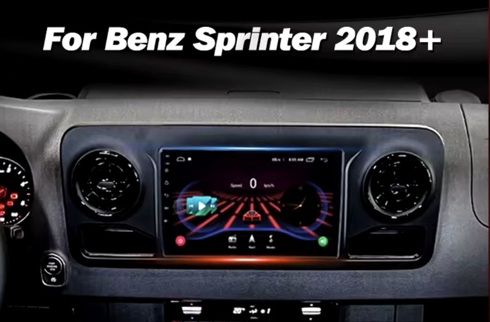 Штатна магнітола Mercedes sprinter w907 Android Carplay Car play