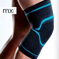 Ортез, бандаж на колено Mx Support Elastic Premium Knee. Черный. M